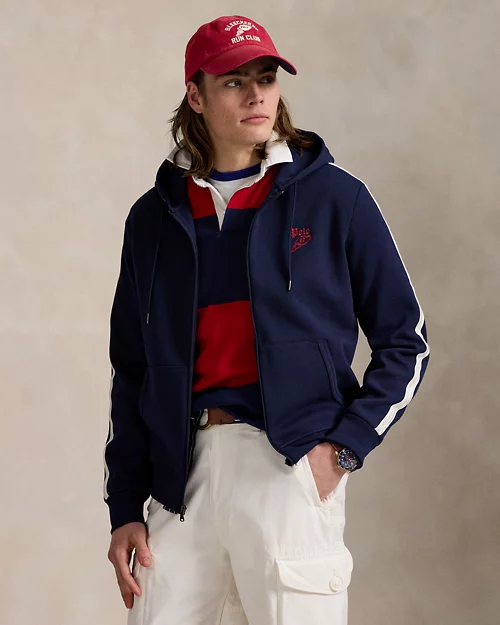 lauren ralph lauren Sudadera de piqué en punto doble para hombre | Ralph Lauren® ES