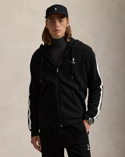 lauren ralph lauren Sudadera de punto doble y cremallera para hombre | Ralph Lauren® ES