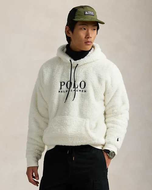 lauren ralph lauren Sudadera de tejido polar con logotipo para hombre | Ralph Lauren® ES