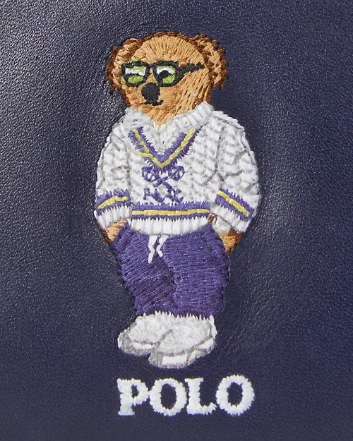 Lauren Ralph Lauren Tarjetero De Piel Con Polo Bear Para Hombre | Ralph Lauren® ES