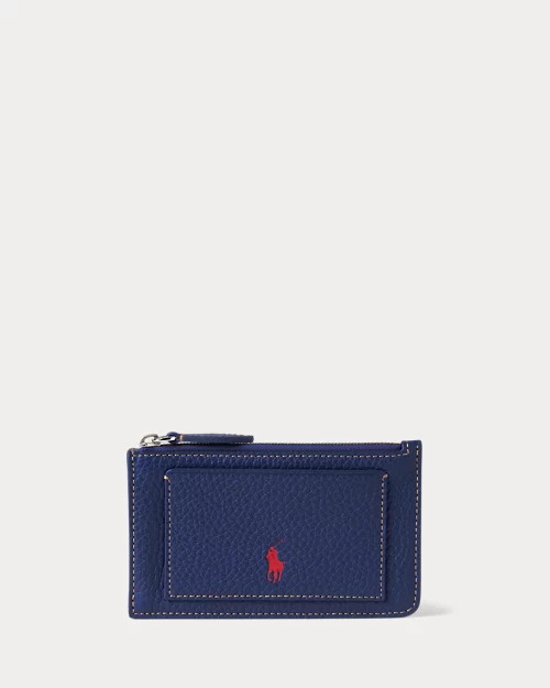 lauren ralph lauren Tarjetero de piel Polo Play para mujer | Ralph Lauren® ES