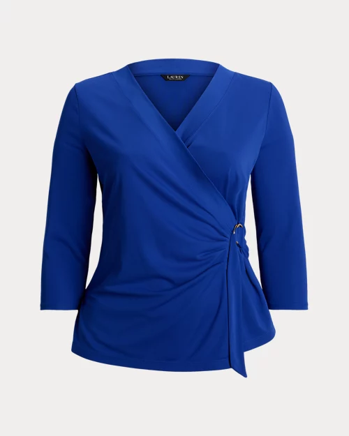 Lauren Ralph Lauren Top De Punto Elástico Para Mujer | Ralph Lauren® ES