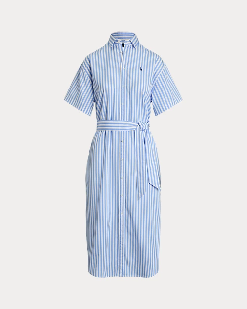 Lauren Ralph Lauren Vestido Camisero De Algodón Con Cinturón Para Mujer | Ralph Lauren® ES