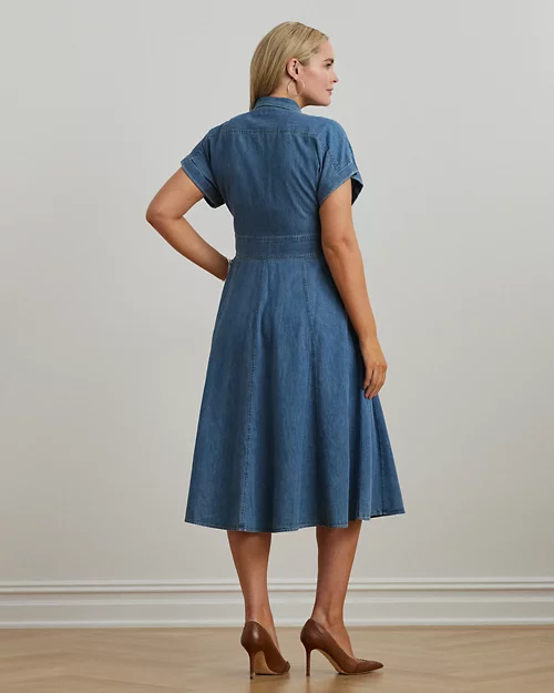 Lauren Ralph Lauren Vestido Camisero De Denim Con Trabillas Para Mujer | Ralph Lauren® ES