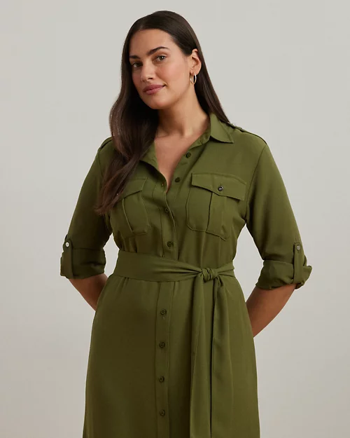 Lauren Ralph Lauren Vestido Camisero De Georgette Para Mujer | Ralph Lauren® ES