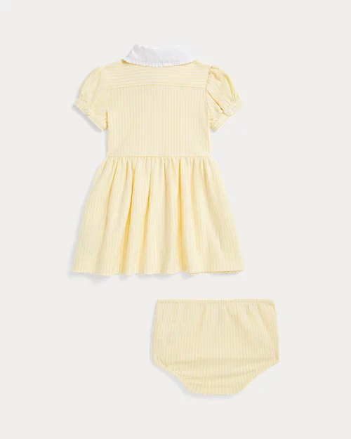 Lauren Ralph Lauren Vestido Camisero De Punto Con Pololo Para Bebé Niña | Ralph Lauren® ES