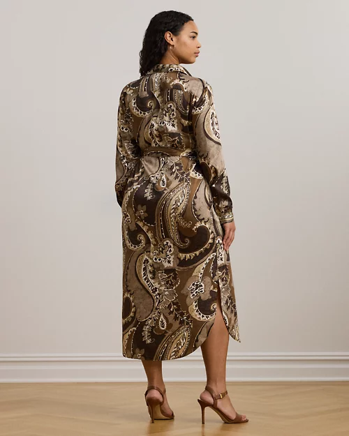 Lauren Ralph Lauren Vestido Camisero De Sarga Para Mujer | Ralph Lauren® ES