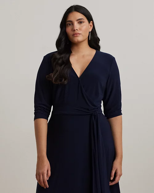 Lauren Ralph Lauren Vestido Cruzado De Punto Jersey Para Mujer | Ralph Lauren® ES