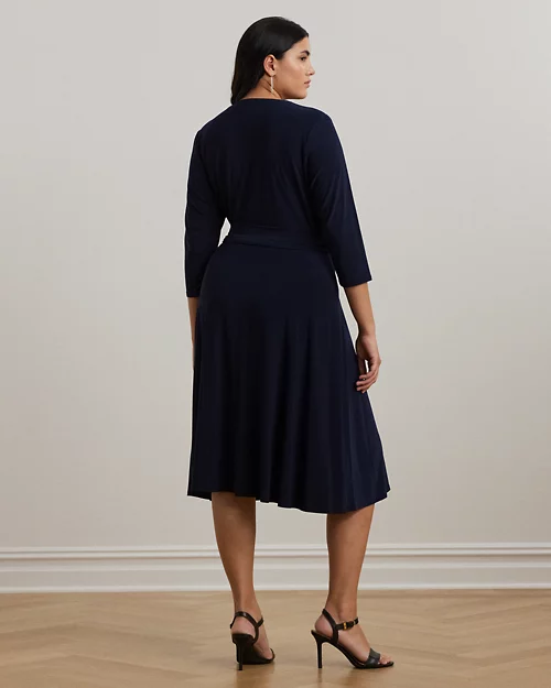 Lauren Ralph Lauren Vestido Cruzado De Punto Jersey Para Mujer | Ralph Lauren® ES