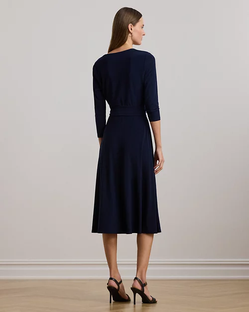 Lauren Ralph Lauren Vestido Cruzado De Punto Jersey Para Mujer | Ralph Lauren® ES