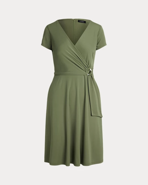 Lauren Ralph Lauren Vestido Cruzado De Punto Jersey Para Mujer | Ralph Lauren® ES