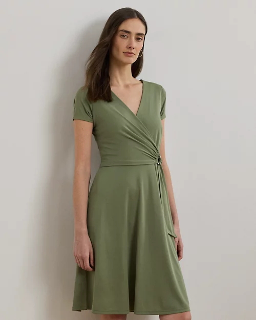 Lauren Ralph Lauren Vestido Cruzado De Punto Jersey Para Mujer | Ralph Lauren® ES