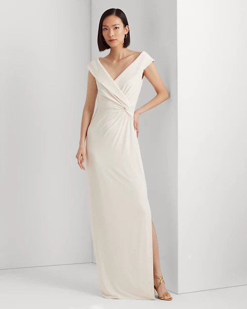 lauren ralph lauren Vestido de noche de punto para mujer | Ralph Lauren® ES