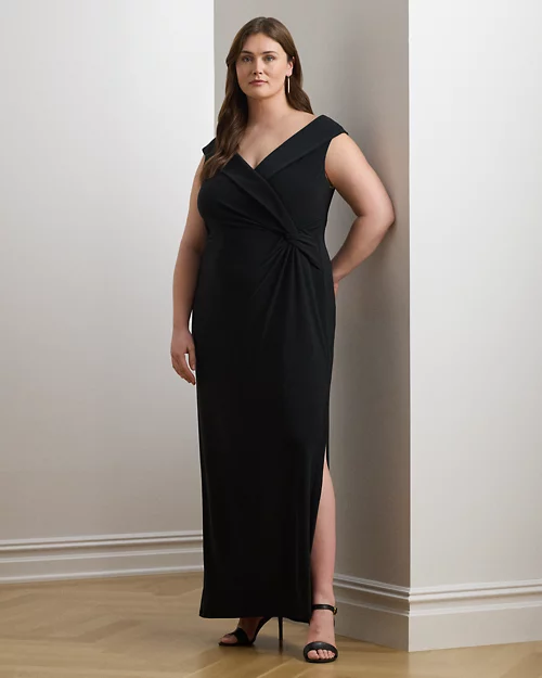 lauren ralph lauren Vestido de noche de punto para mujer | Ralph Lauren® ES