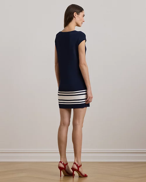 Lauren Ralph Lauren Vestido De Punto Con Manga De Casquillo Para Mujer | Ralph Lauren® ES