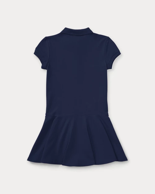 Lauren Ralph Lauren Vestido Polo De Piqué Elástico Para Niña | Ralph Lauren® ES