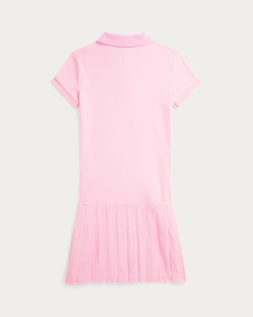 Lauren Ralph Lauren Vestido Polo De Piqué Elástico Plisado Para Niña | Ralph Lauren® ES