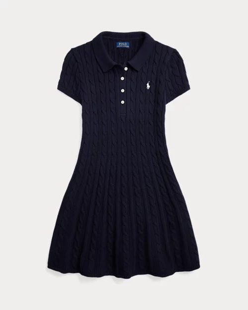 Lauren Ralph Lauren Vestido Tipo Polo De Punto De Algodón Para Niña | Ralph Lauren® ES