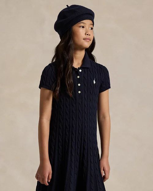 Lauren Ralph Lauren Vestido Tipo Polo De Punto De Algodón Para Niña | Ralph Lauren® ES