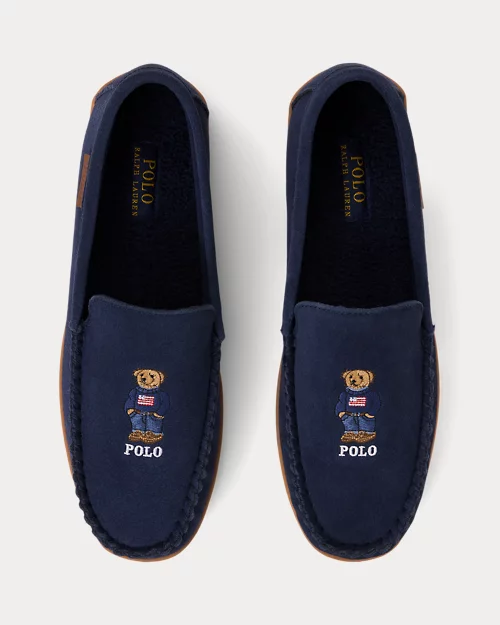 Lauren Ralph Lauren Zapatilla De Casa Brenan De Ante Para Hombre | Ralph Lauren® ES