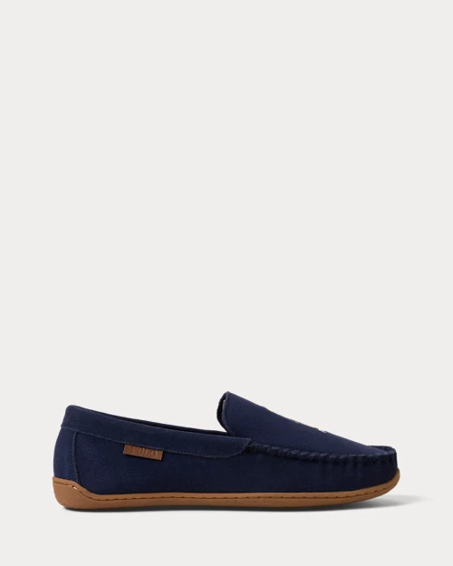 lauren ralph lauren Zapatilla de casa Brenan de ante para hombre | Ralph Lauren® ES