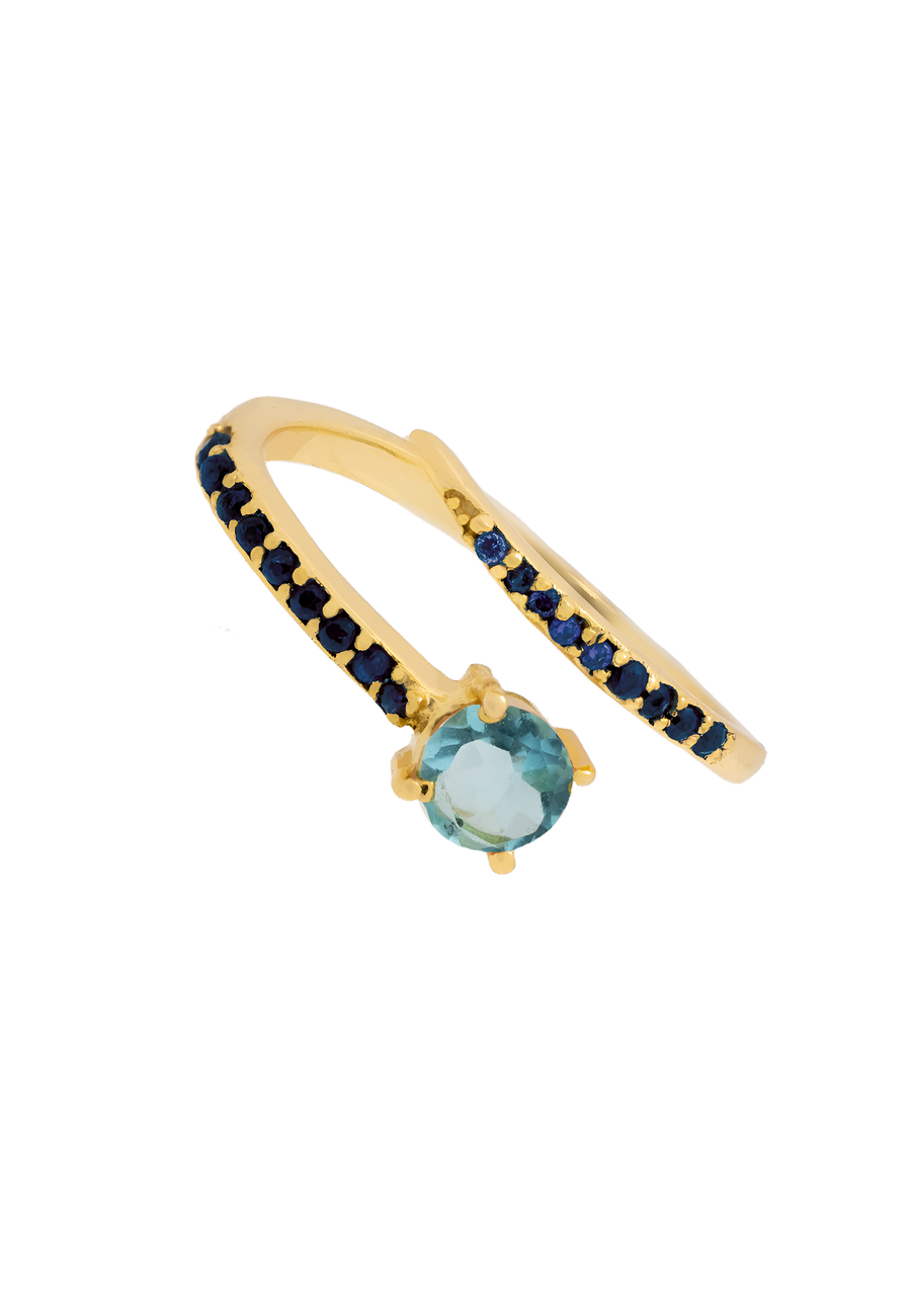 lavani Anillo Alisa Azul