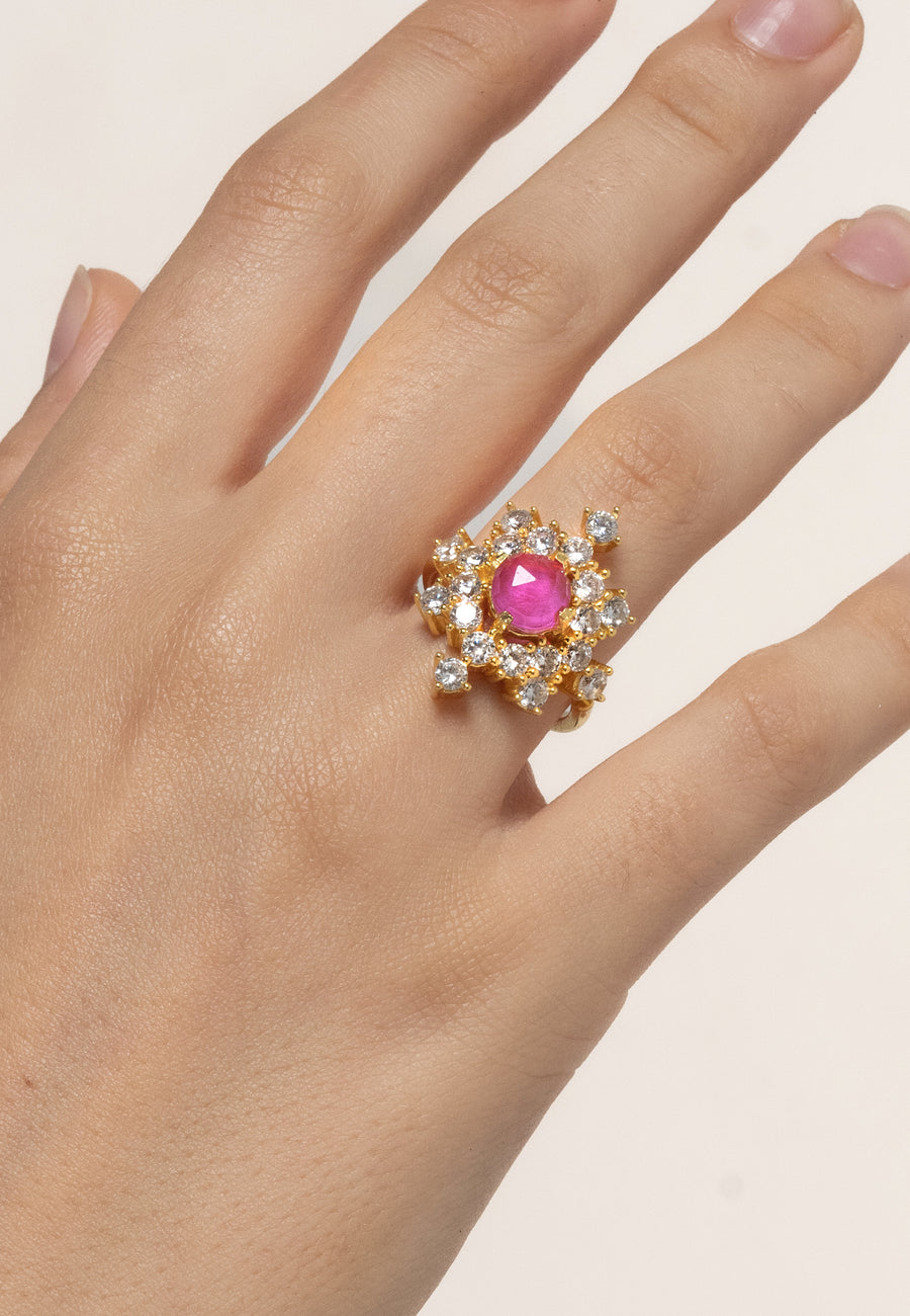 Lavani Anillo Altaira Fucsia