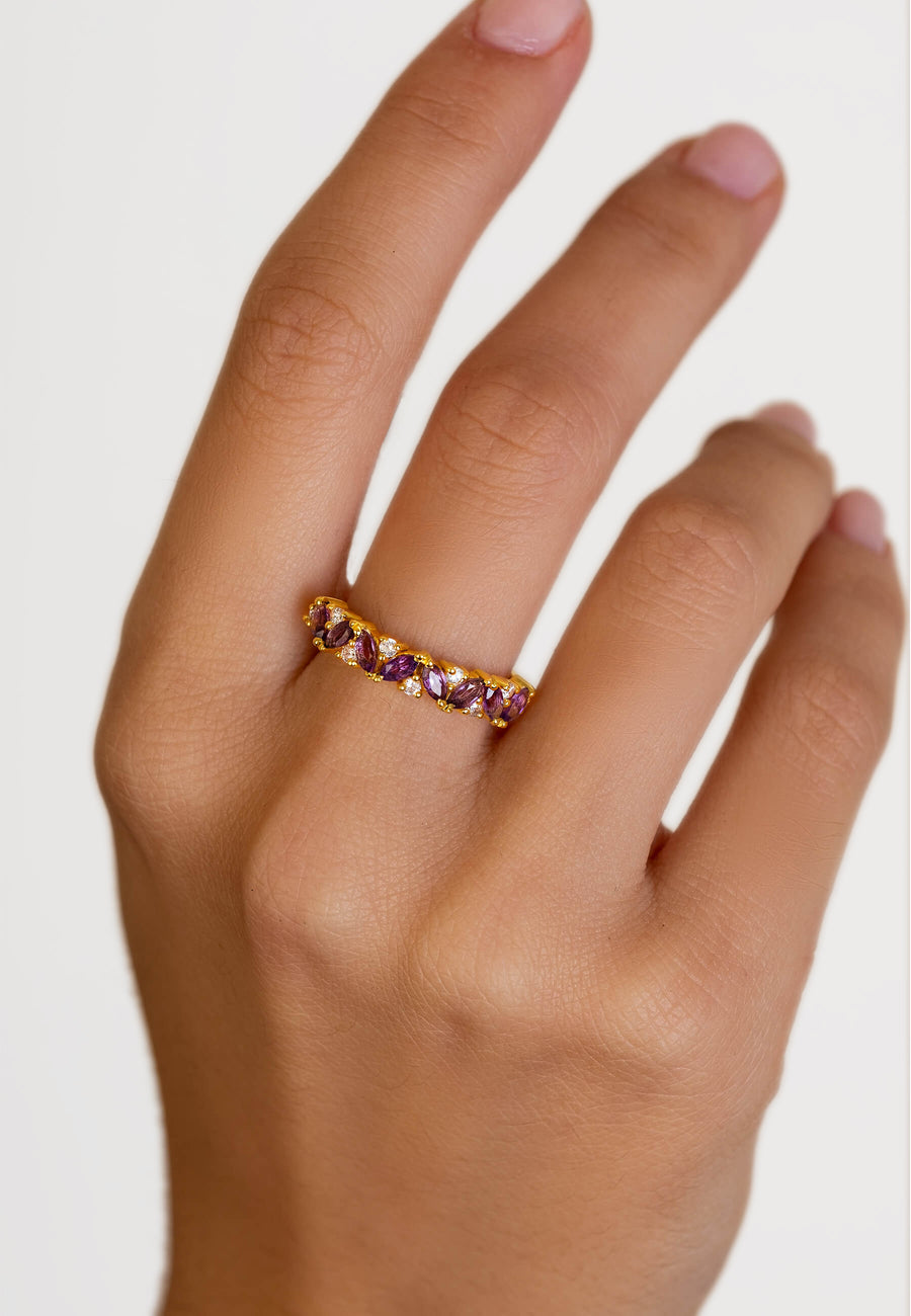 Lavani Anillo Amatista Febrero