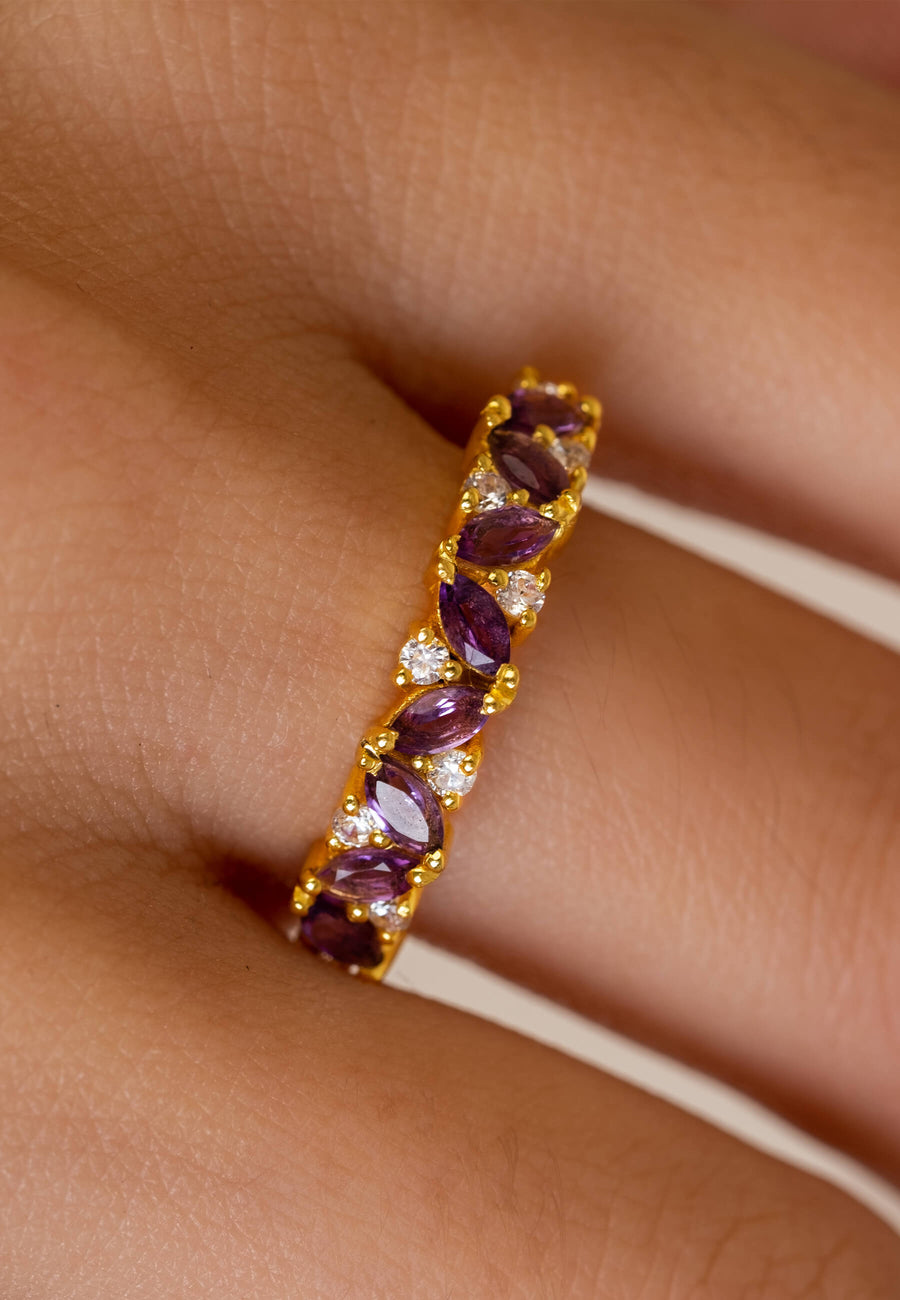 Lavani Anillo Amatista Febrero