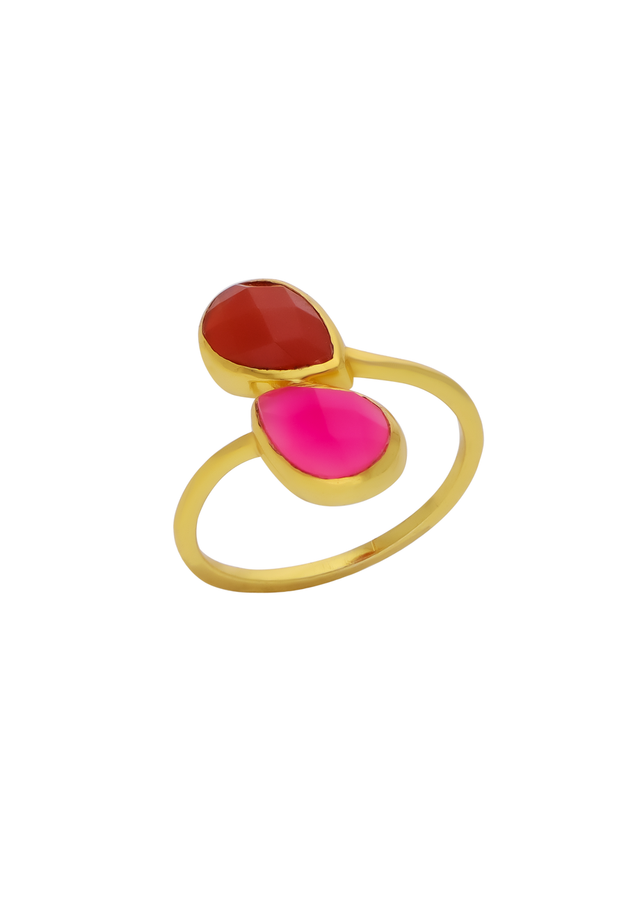 lavani Anillo Aura Rosa Naranja