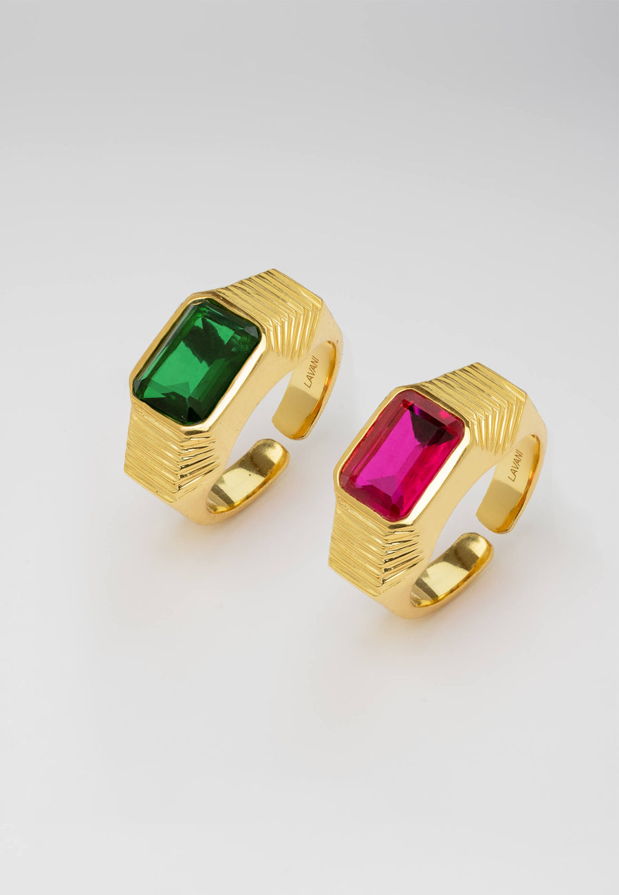 Lavani Anillo Chevalier Fucsia
