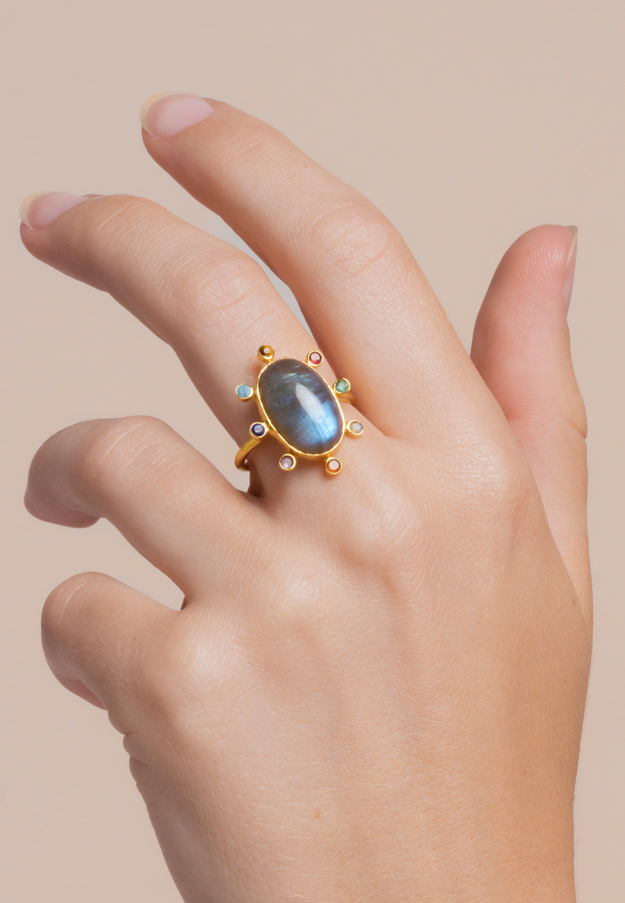 Lavani Anillo Dharma Multicolor