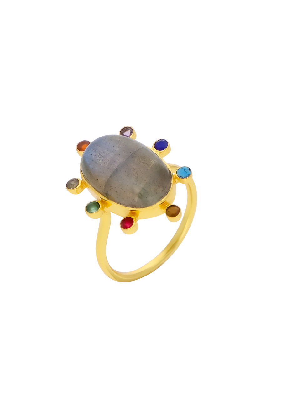 lavani Anillo Dharma Multicolor