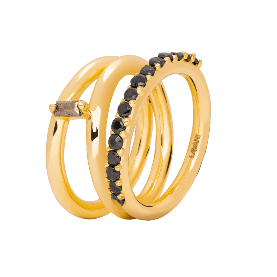 lavani Anillo Idol Negro