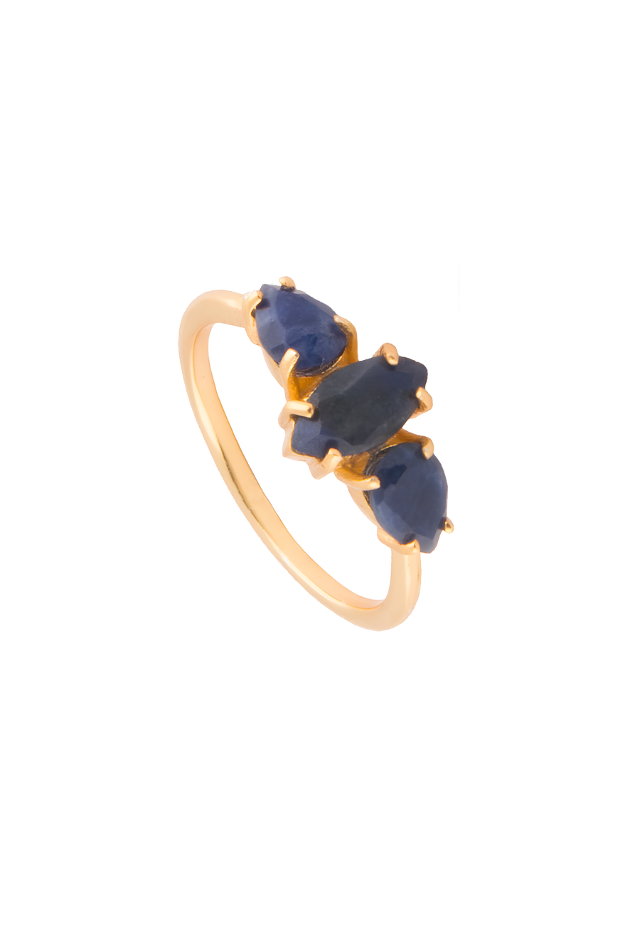 lavani Anillo Kasia Lapislazuli