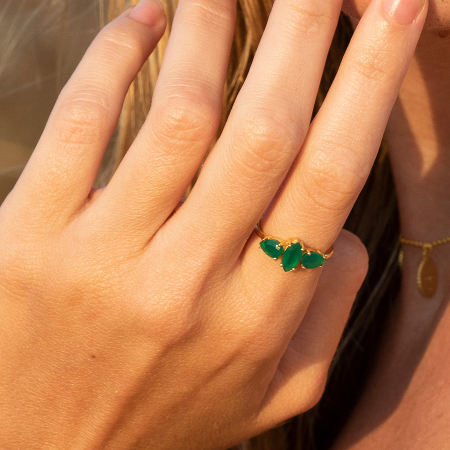 Lavani Anillo Kasia Verde