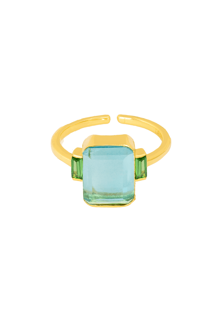 lavani Anillo Mystere Turquesa