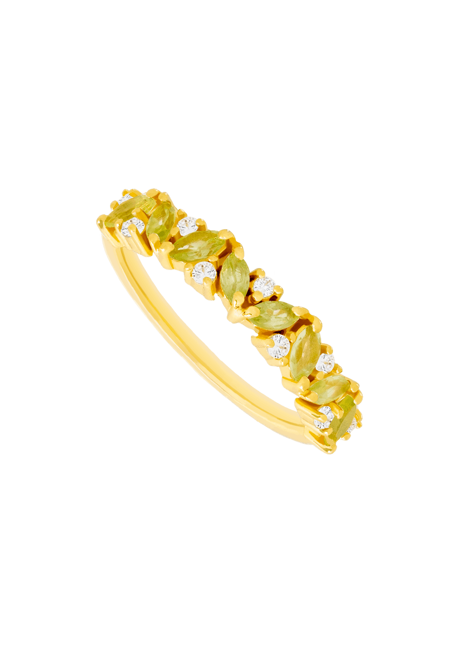 lavani Anillo Peridote Agosto