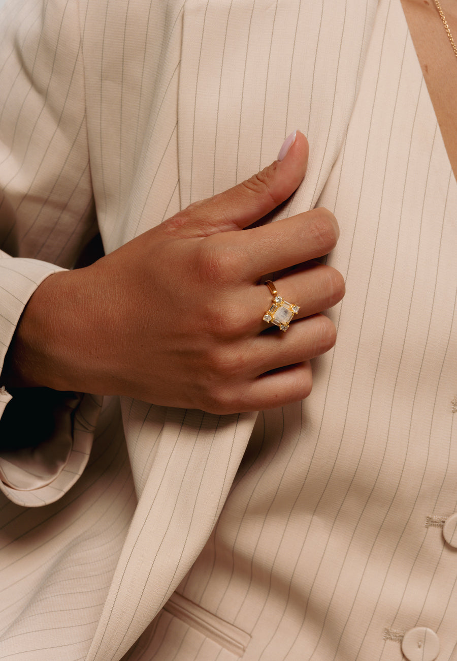 Lavani Anillo Polaris Blanco