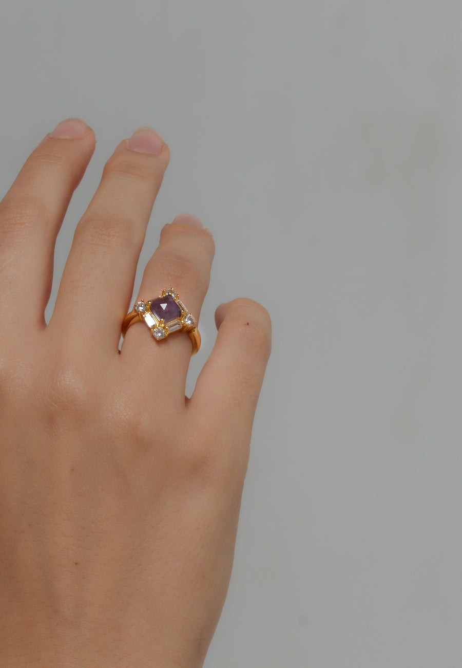 Lavani Anillo Polaris Morado