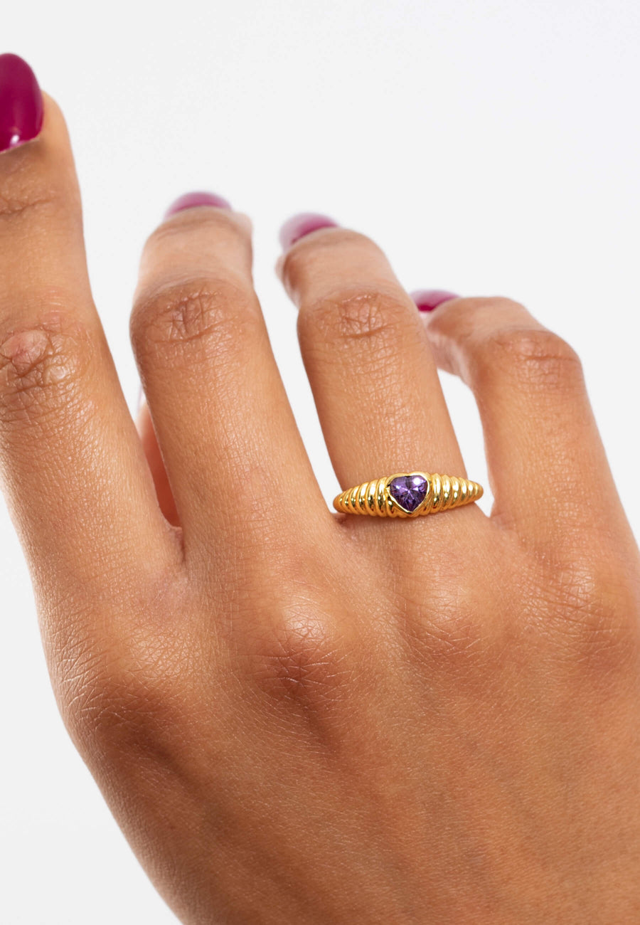 Lavani Anillo Softhearted Morado