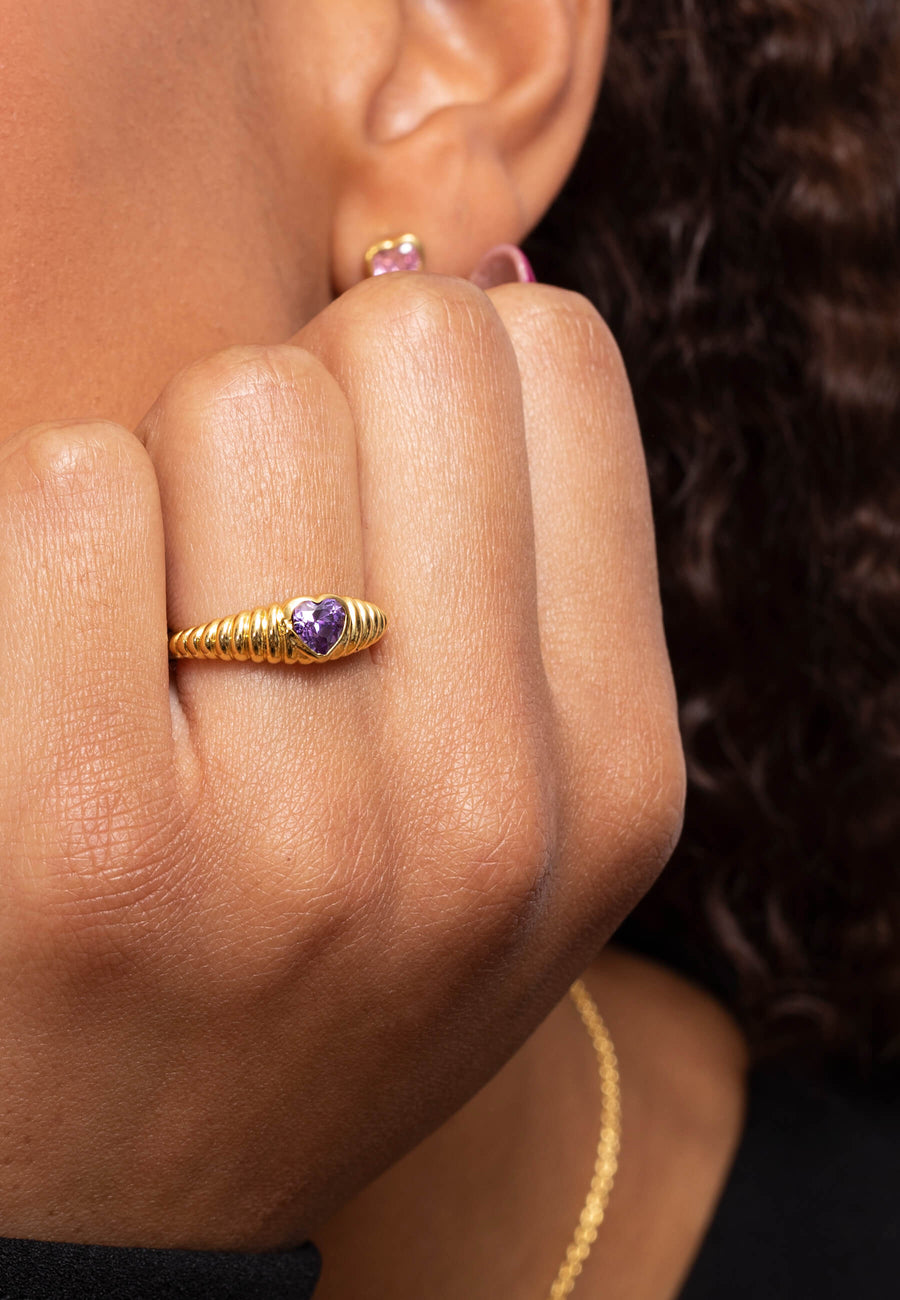 Lavani Anillo Softhearted Morado