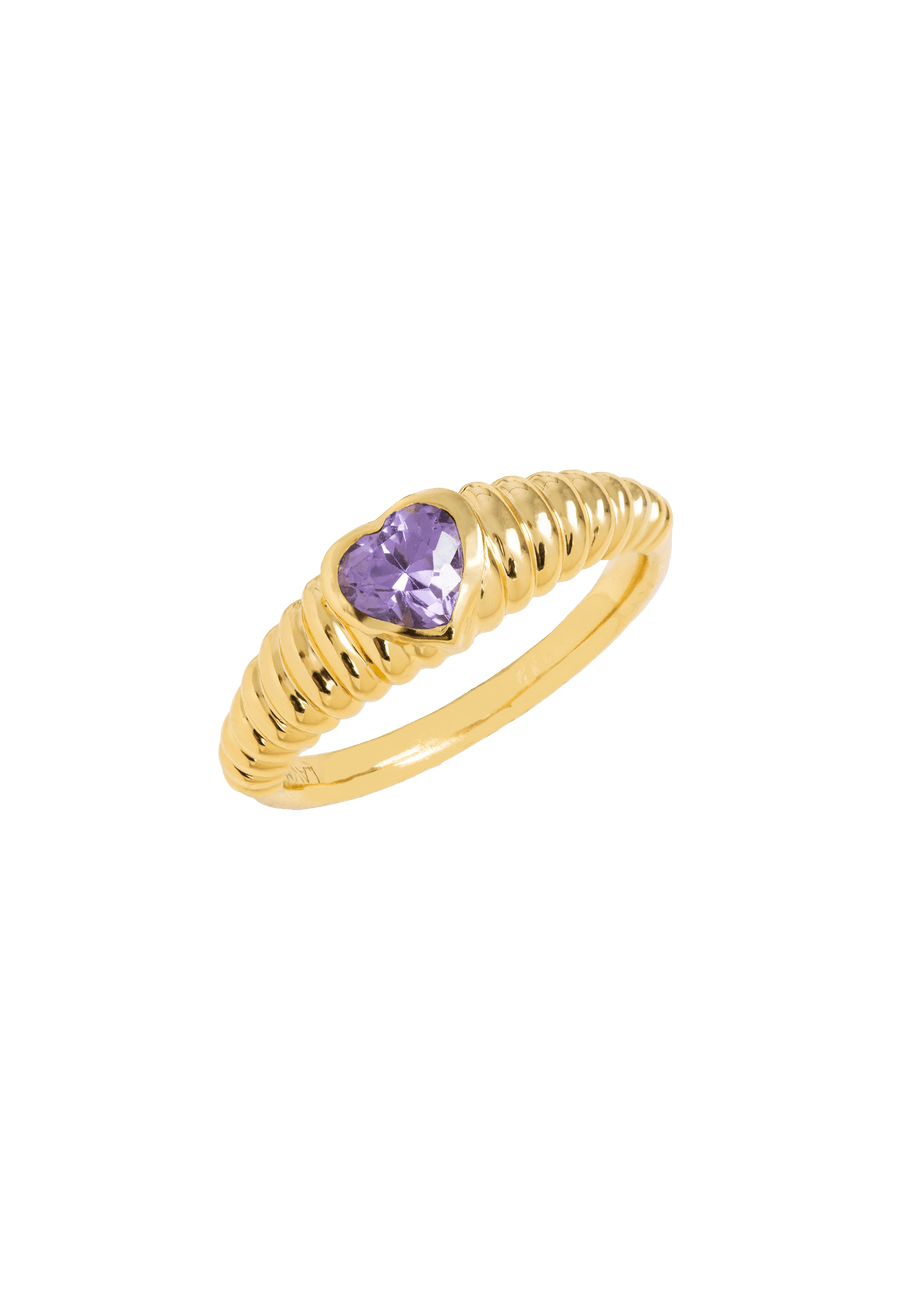 lavani Anillo Softhearted Morado