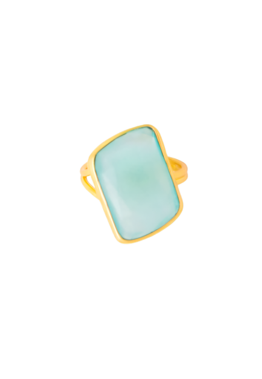 Lavani Anillo Stardust Aguamarina