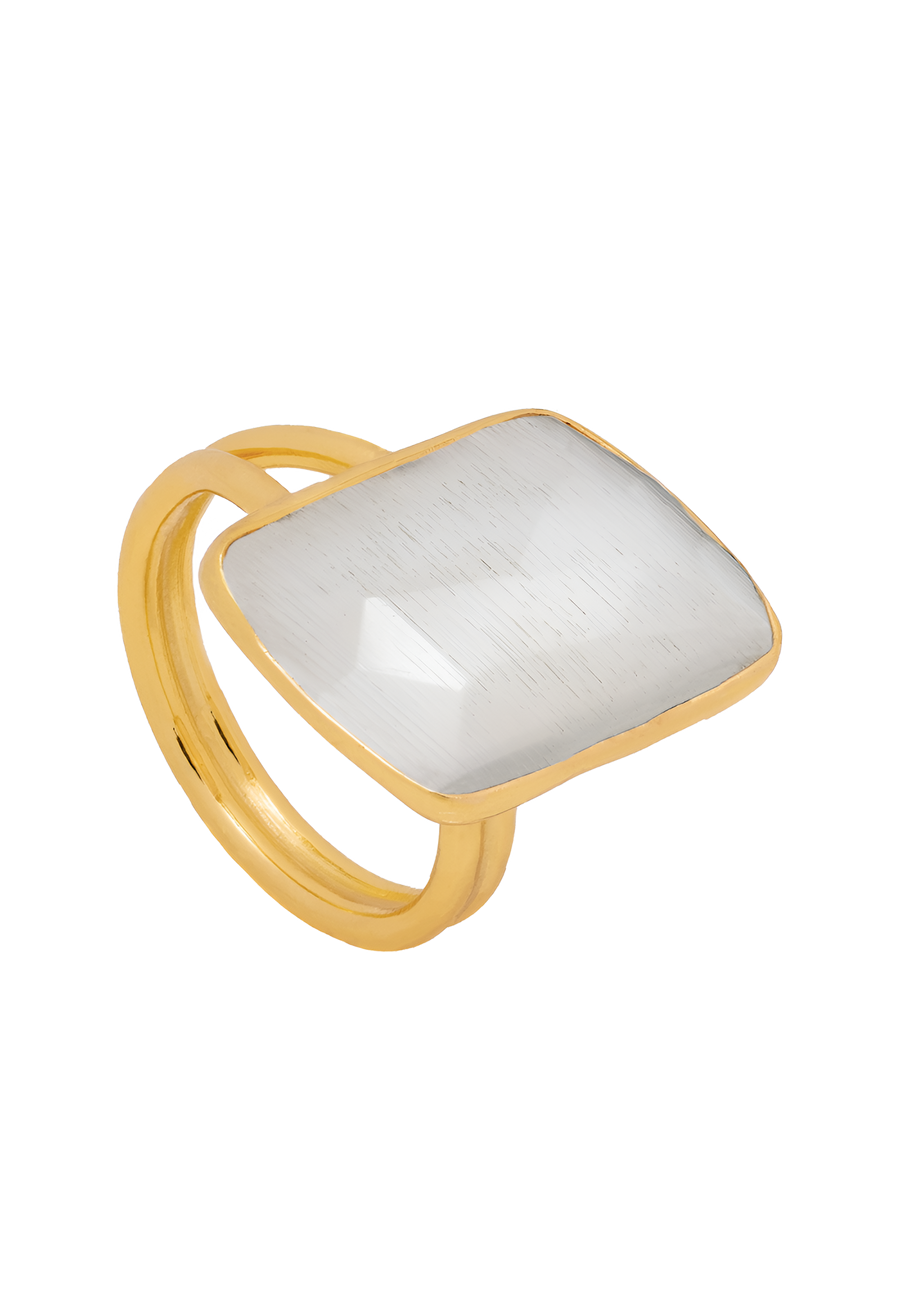 lavani Anillo Stardust Blanco