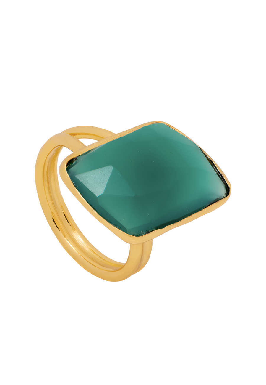 lavani Anillo Stardust Verde