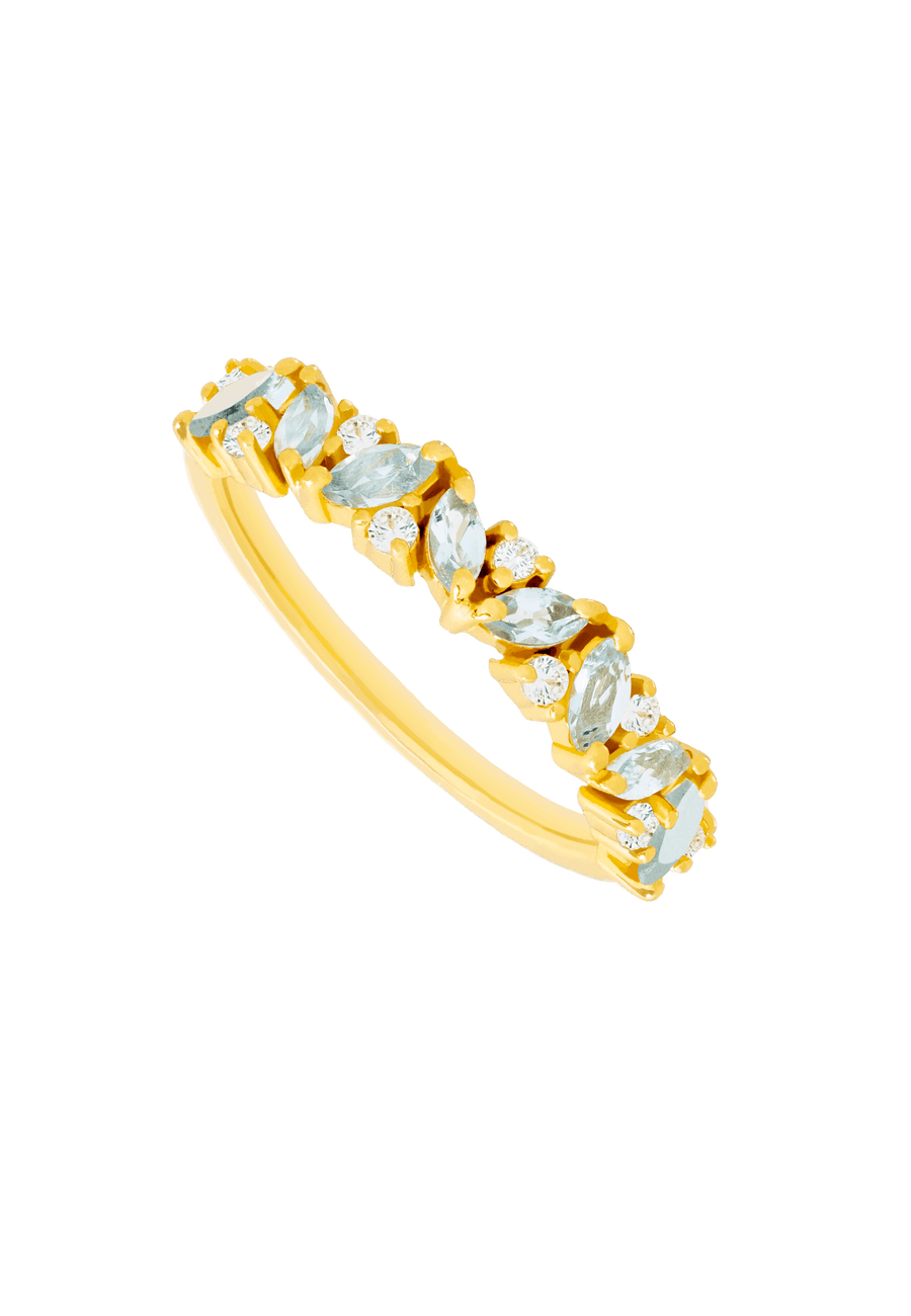 lavani Anillo Topacio Azul Diciembre