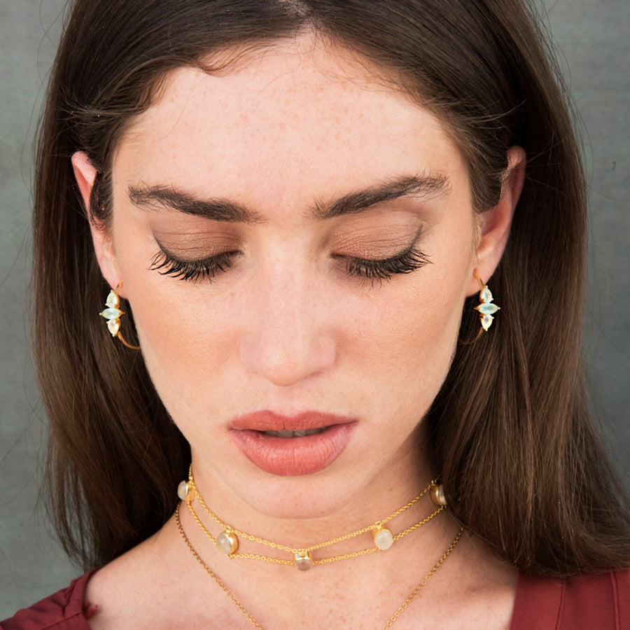 Lavani Aros Kasia Azul Y Blanco