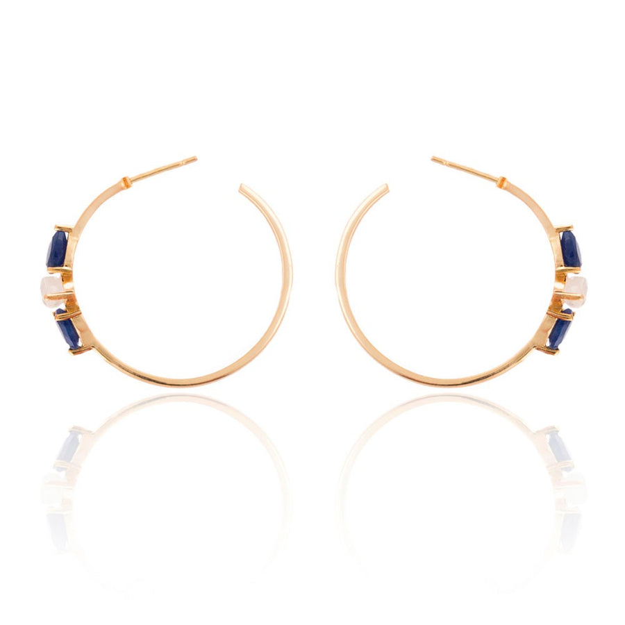 Lavani Aros Kasia Azul Y Blanco