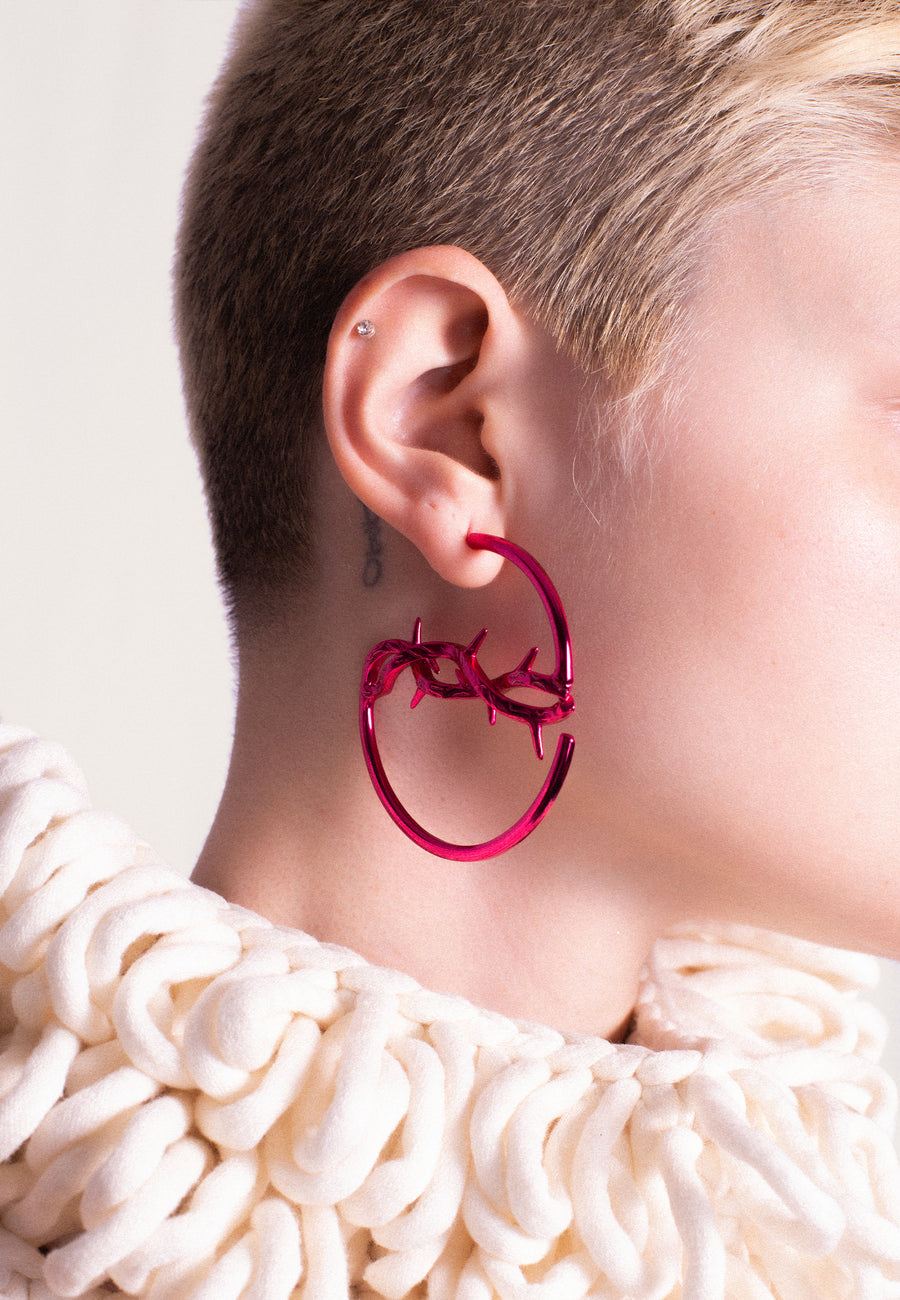 Lavani Aros Lágrimas Fucsia